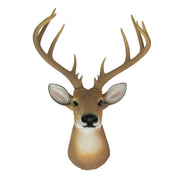 12 Point Buck Deer Head Bust Wall Hanging Lodge Decor Trophy Mount 23.5 Inches Image 1