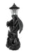 'Keeper of the Castle' Medieval Dragon Statue with Solar-Powered LED Lantern - 21 Inches High - Majestic Outdoor Decor