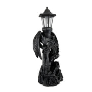 Dragon Solar LED Lantern Statue, 21 Inch Keeper of the Castle Image 3