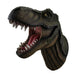 Jurassic Jaws Snarling Tyrannosaurs Rex Wall Mounted Dinosaur Head Bust Sculpture T-Rex Decor Image 2