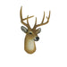 Brown - Image 2 - 8 Point Buck Wall Mounted Fake Deer Head - Faux Taxidermy Antler Animal Sculpture - 13 Inch High Resin Fall