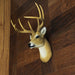 Brown - Image 5 - 8 Point Buck Wall Mounted Fake Deer Head - Faux Taxidermy Antler Animal Sculpture - 13 Inch High Resin Fall
