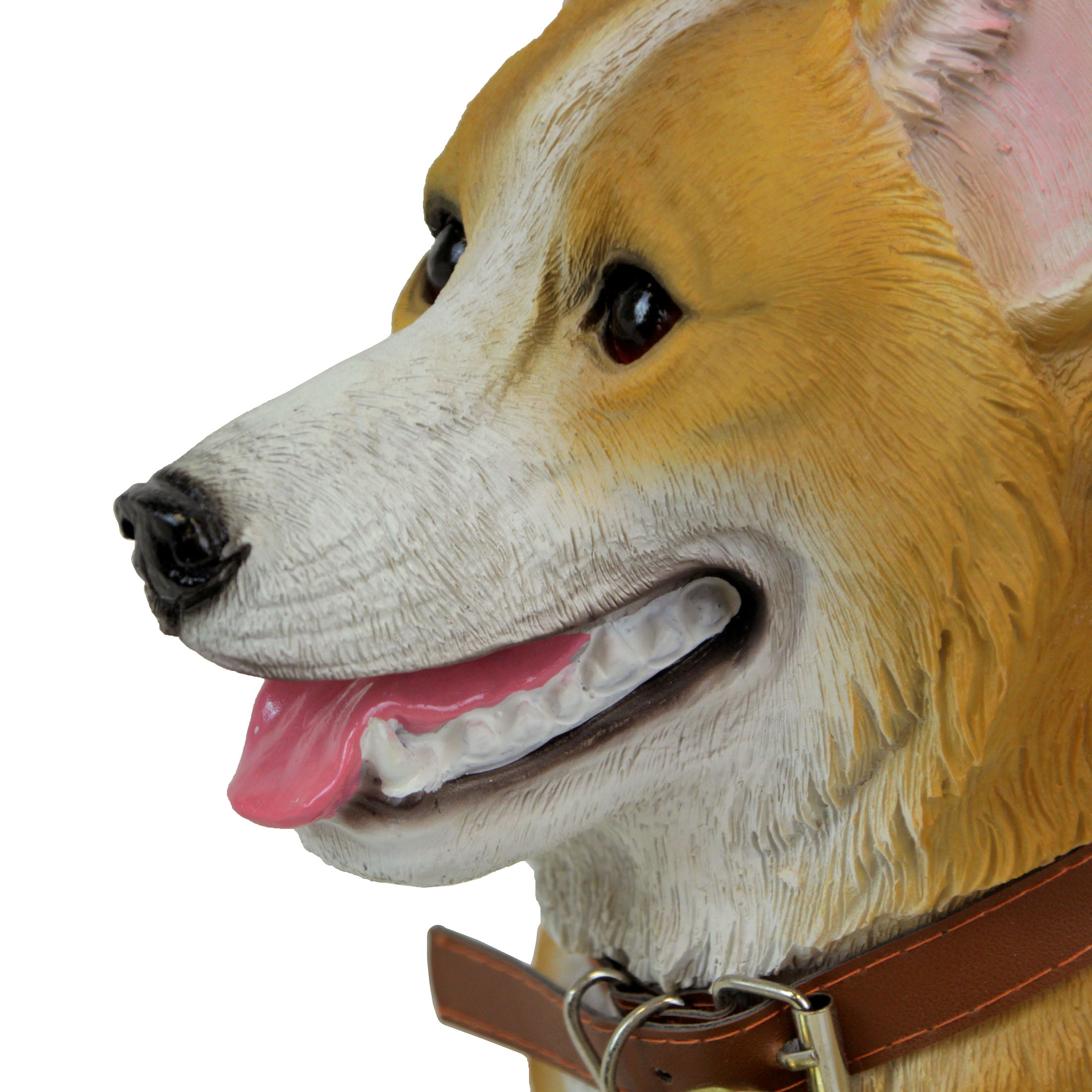 Charming 11.5 Inch Realistic Welsh Corgi Dog Statue with — Zeckos