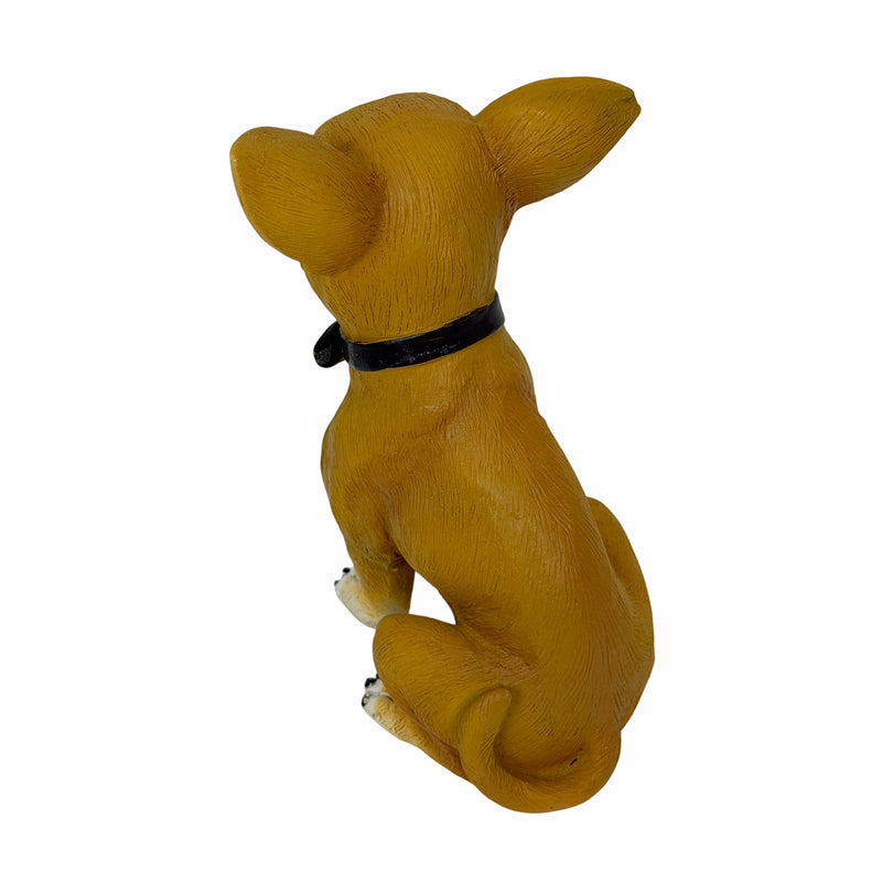 Chihuahua Dog Tabletop Statue, 6.75 Inch Rude Finger Lil Rascal Image 8