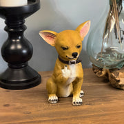 Chihuahua Dog Tabletop Statue, 6.75 Inch Rude Finger Lil Rascal Image 6