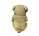 Pug Life Cheeky Middle Finger-Flipping Pug Dog Hand Painted ResinStatue - Adorable 6.75-Inch Decorative Figurine for Your