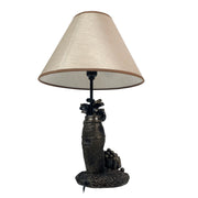 Golf Lovers Tee Time Light Golf Bag Table Lamp with Decorative Beige Shade - 20 Inches High - Stylish Golfing Decor For