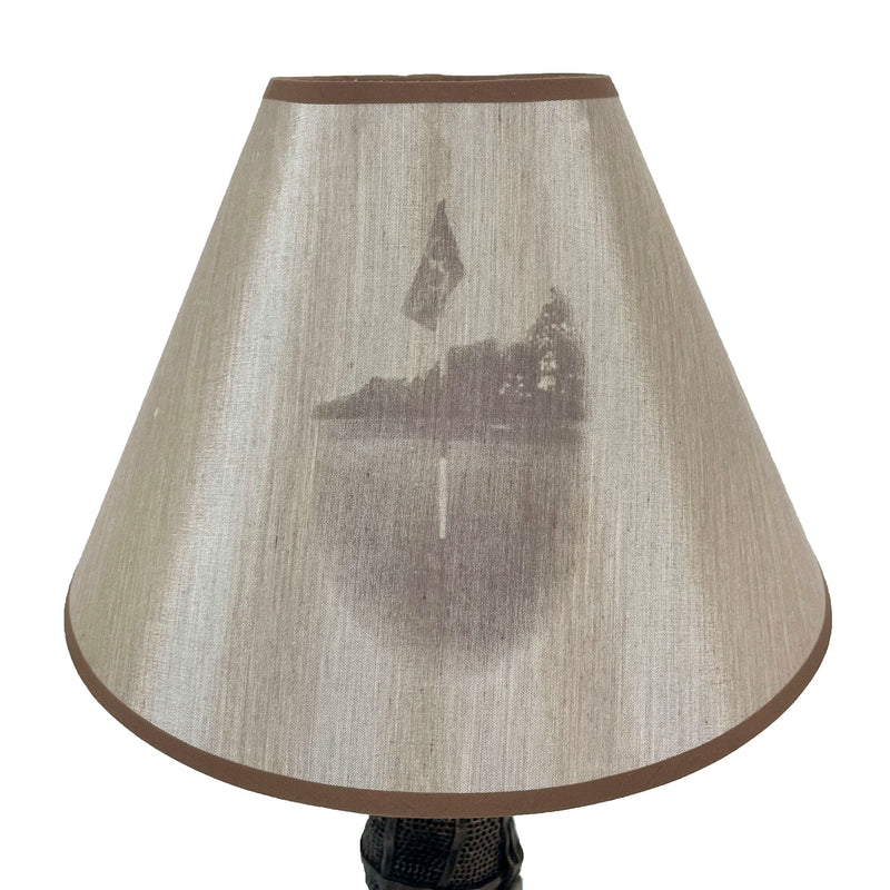 Golf Lovers Tee Time Light Golf Bag Table Lamp with Decorative Beige Shade - 20 Inches High - Stylish Golfing Decor For