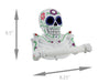 Day of the Dead Sugar Skull Toilet Paper Holder - Toilet Tissue Dispenser - Vibrant DOD Fiesta Decor for Bathroom - Easy