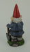 You Dig? - Grumpy Garden Gnome Digging with Shovel Flipping The Bird Middle Finger Statue for Indoor or Outdoor Home and