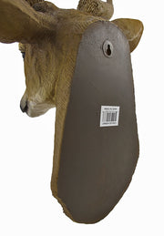 Realistic Faux 8-Point Buck Deer Head Bust Wall Mount - 23-Inch Hanging Decor Image 4