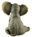 Enchanting African Elephant Statue with Lantern- Adorable Porch and Garden Decor - 13.5 Inches High - Hand-Painted Outdoor