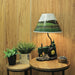 Vintage Green Farm Tractor Table Lamp - Charming Farmhouse Accent with Rustic Appeal, 19 Inches High, Perfect Decorative