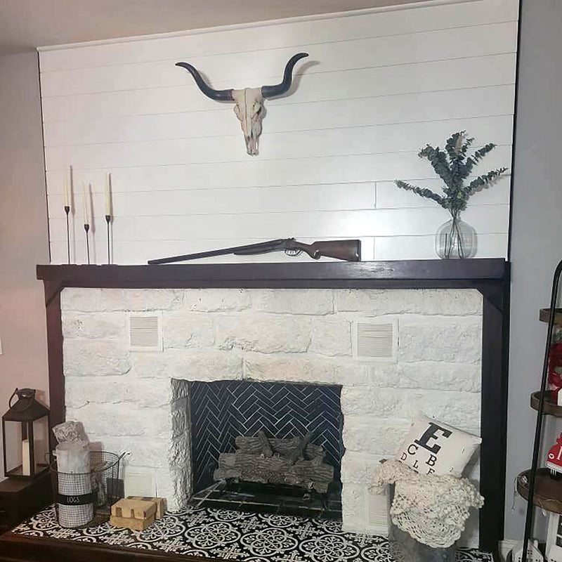 Huge 27.5-Inch Wide Long Horn Steer Skull Resin Wall Hanging for Western Themed Bedrooms and Living Rooms - Simple