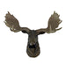 North American Moose Head Bust Wall Hanging Image 1