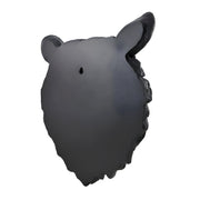 Black Bear Head Wall Sculpture, 16 Inch Realistic Bust Image 4