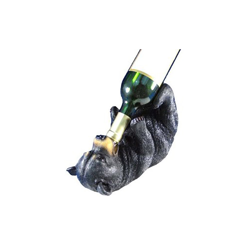 Playful Bear Cub Wine Bottle Holder Kitchen Decor Image 3