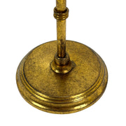 Things2Die4 Pedestal Table Clock with Dial, 15 Inch Tall Antique Gold Metal Image 10