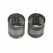 Set of 6 Galvanized Metal Napkin Ring Holders for Rustic Farmhouse Charm - 2.5 Inches Long - Perfect Decorative Accents for