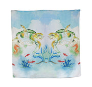 Betsy Drake Sea Turtle Print Shower Curtain 70 X 72 In. Image 1