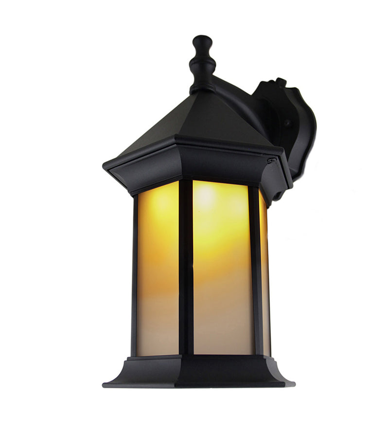LED Dusk to Dawn Photocell Wall Mounted Coach Lantern Image 1
