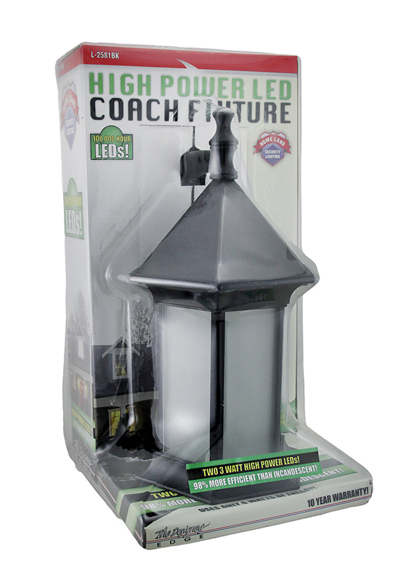 LED Dusk to Dawn Photocell Wall Mounted Coach Lantern Image 4