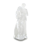 Mom Dad And Child Family Clear Acrylic Statue Image 1