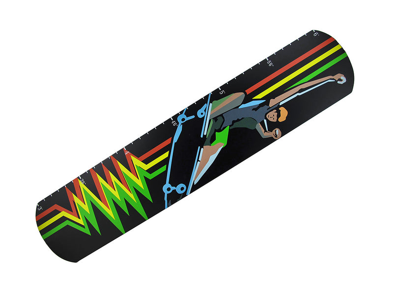 Children`s Skateboard Growth Chart Wall Hanging Image 1