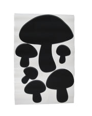Children`s Chalkals Mushrooms Chalkboard Wall Decals Image 1
