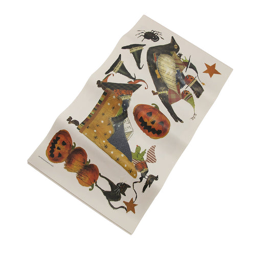Halloween Wall Decals, Set of 23 Vintage Witch Craft Stickers Image 2