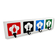 Chef Hats Four Hook Wall Plaque Image 1