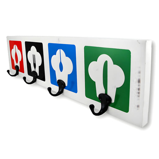 Chef Hats Four Hook Wall Plaque Image 2