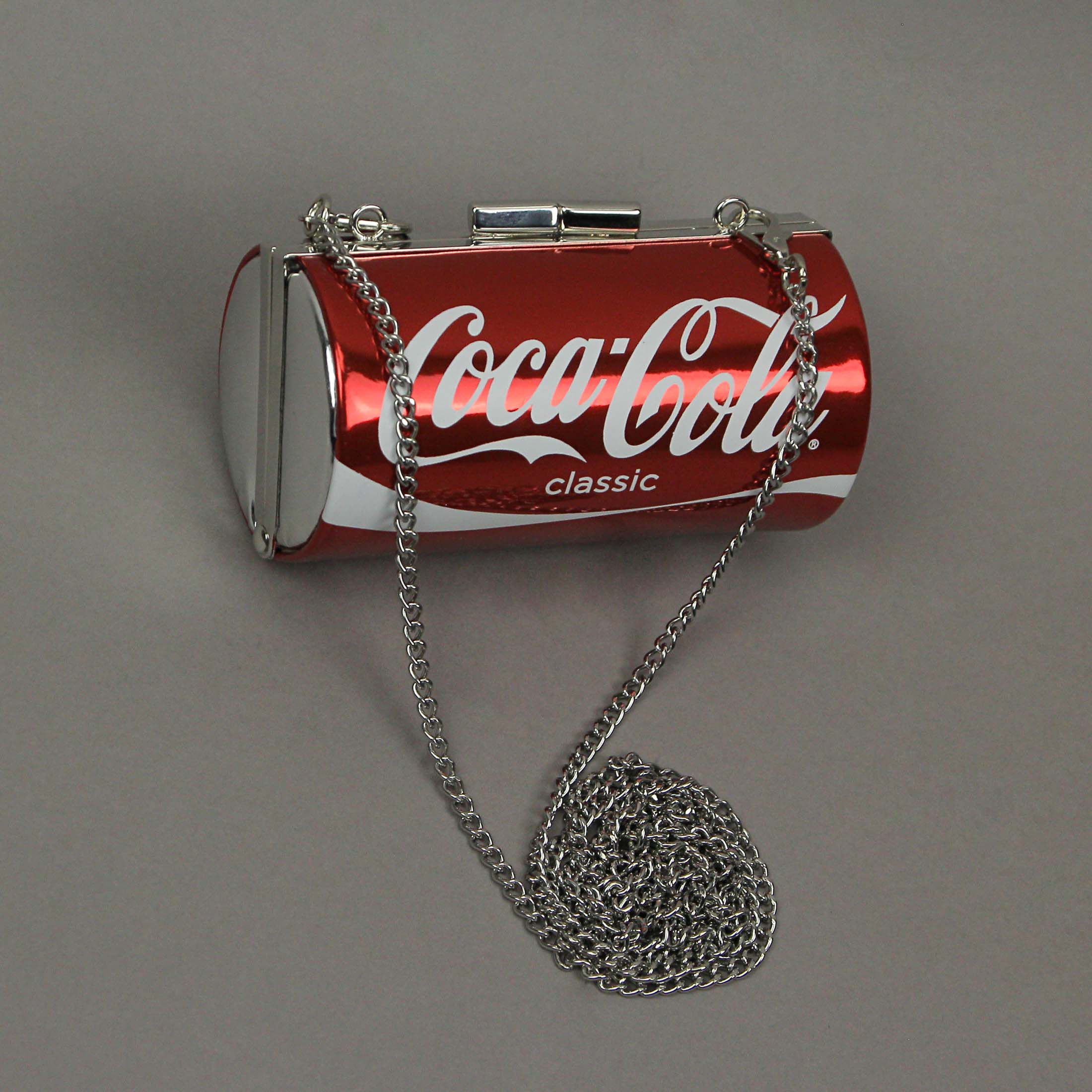 Licensed Coca-Cola Classic Can Evening Bag Coke Clutch — Zeckos