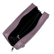 Book Crossbody Bag, Alice in Wonderland Lavender Vinyl 9.25 Inch Image 6