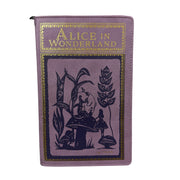 Book Crossbody Bag, Alice in Wonderland Lavender Vinyl 9.25 Inch Image 2