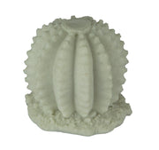 White Sandstone Finish Ball Cactus Statue Small Image 1