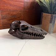 Mosasaurus Skull - Image 6 - Things2Die4 Mosasaurus Statue, 7.5 Inch Brown Resin