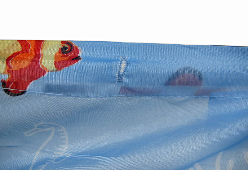 Blue - Image 2 - Coordinating Bath Rug, Soap Dish, Shower Curtain Set (Fish)