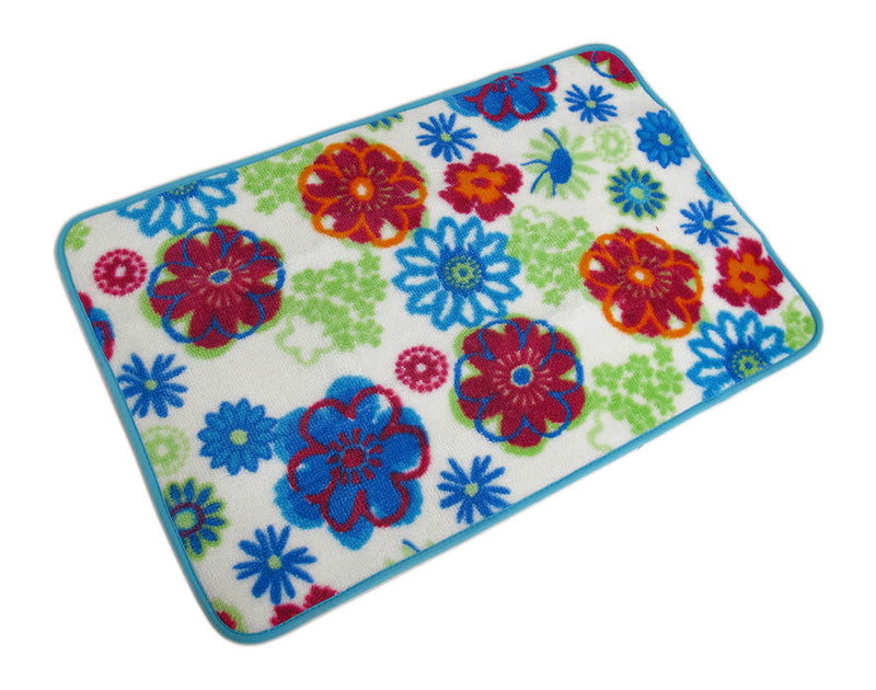 Hot Pink - Image 3 - Coordinating Bath Rug, Soap Dish, Shower Curtain Set (Flower)