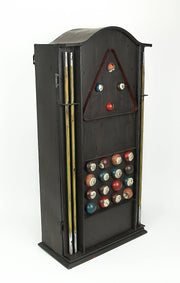 Pool Table Cabinet, 25 Inch Metal Billiards Bar Decor Image 3