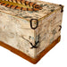 Things2die4 Rectangle Birch Bark Tissue Box Cover, Wood Tissue Holder with Natural Tan Finish, 10 Inches Wide X 5.5 Inches