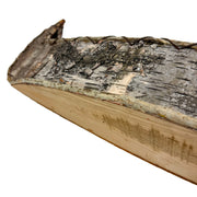Set of 3 Birch Bark Canoe Statues, 36 Inch Rustic Wood Decor Image 11