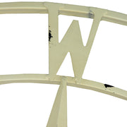 Off-white - Image 3 - Large Antique White Nautical Compass Rose Wall Art - Easy To Hang- 28-inch Diameter Metal Sculpture for