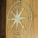 Off-white - Image 7 - Large Antique White Nautical Compass Rose Wall Art - Easy To Hang- 28-inch Diameter Metal Sculpture for