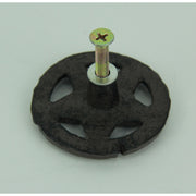 Set of 12 Rustic Brown Western Star Cast Iron Cabinet Knobs or Drawer Pulls - 2 Inch Diameter - Easy Install - Enhance Your