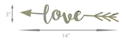 Shabby Chic Family Love Home and Faith 4 Piece Wall Arrow Set Modern Farmhouse Décor Image 4