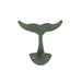 Green - Image 3 - Set of 4 Verdigris Green Cast Iron Whale Tail Wall Hooks - Coastal Elegance for Hanging Keys, Coats, and