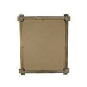 Black Bear Wall Mirror, 26 Inch Wood and Metal Forest Frame Image 3