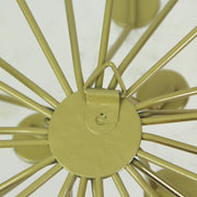 Gold - Image 4 - Set of 3 Gold Finish Starburst Jeweled Metal Decorative Wall Sculptures: Glamorous Rhinestone and Crystal