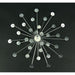 Silver - Image 3 - Set of 3 Silver Starburst Jeweled Metal Decorative Wall Sculptures: Intricate Rhinestone and Crystal